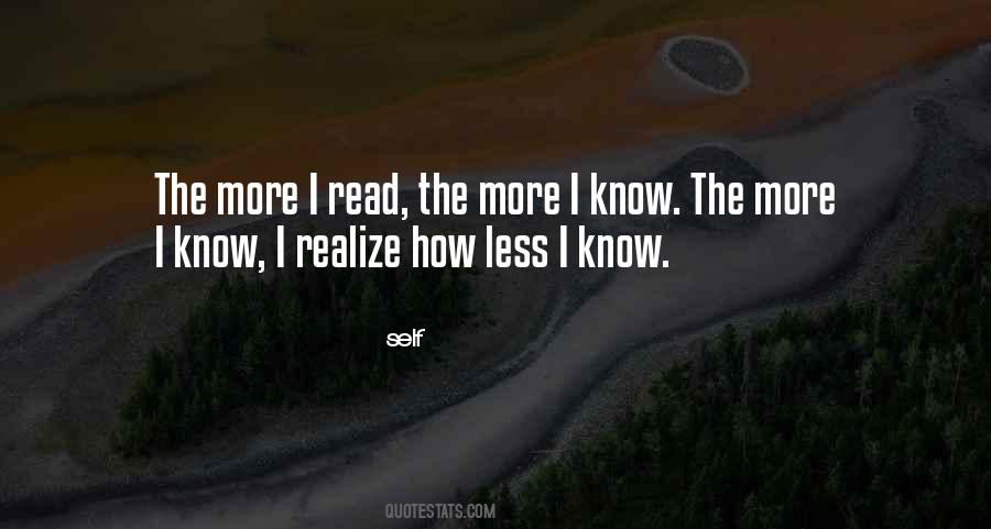 I Realize Quotes #1149402