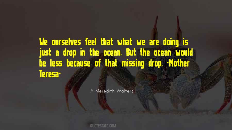 What Is A Drop Quotes #88227