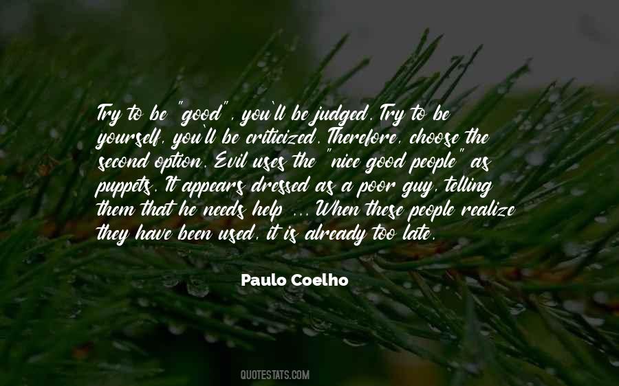 Good To Be Nice Quotes #132907