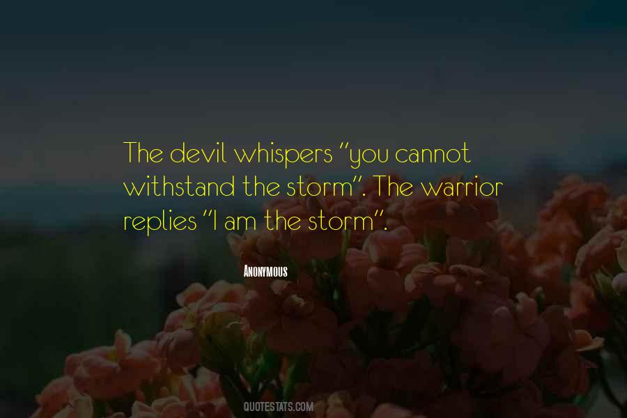 Warrior Storm Quotes #138623