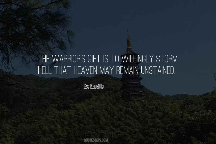 Warrior Storm Quotes #629174