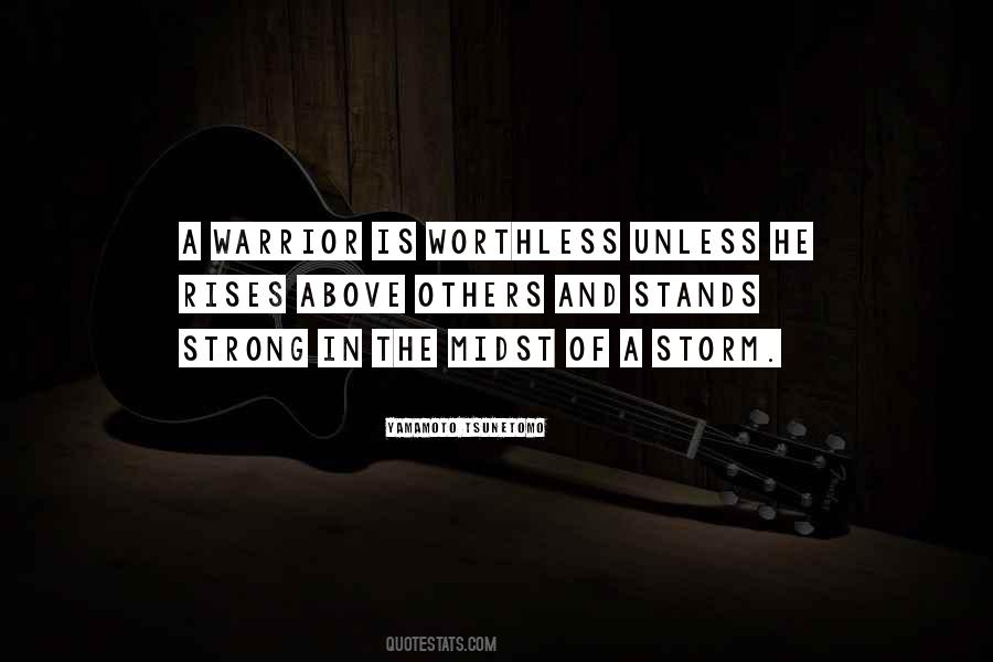 Warrior Storm Quotes #62938