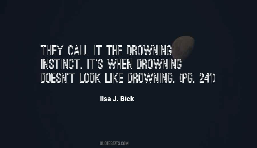 Drowning Instinct Quotes #661893