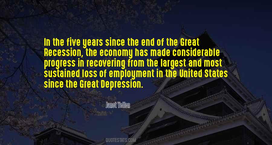 Quotes About The Great Recession #1163526