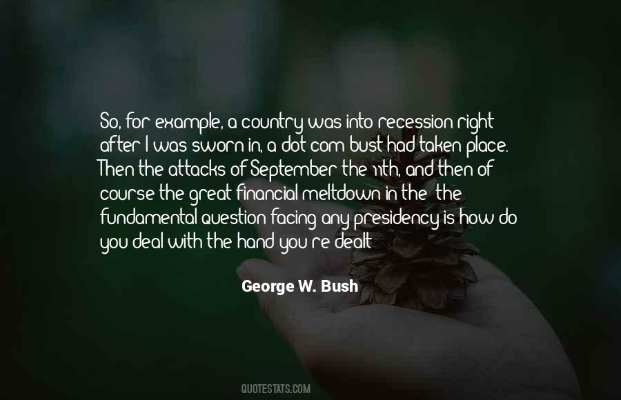 Quotes About The Great Recession #957279