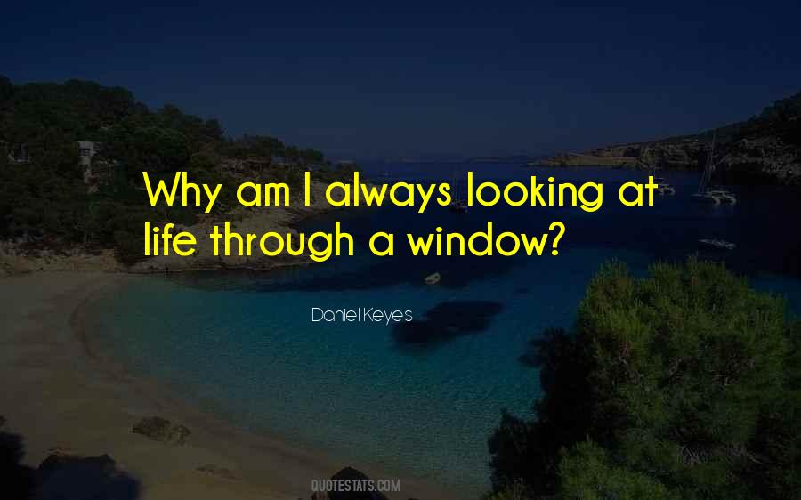Life Through A Window Quotes #1573083