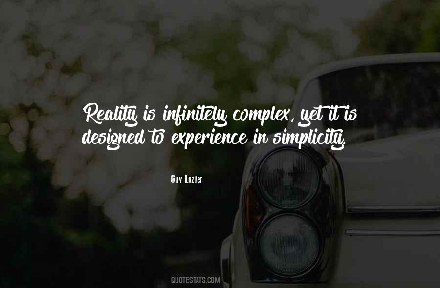 Life Of Simplicity Quotes #1122276