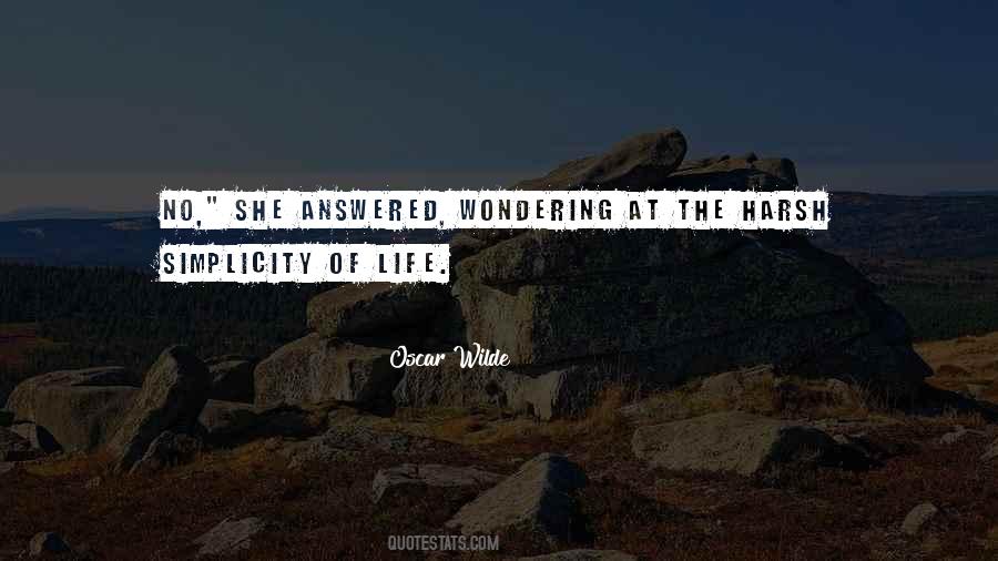 Life Of Simplicity Quotes #1173788
