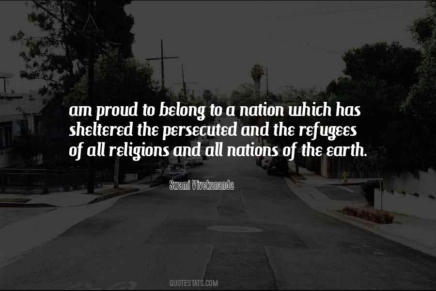 Proud To Belong Quotes #1636180