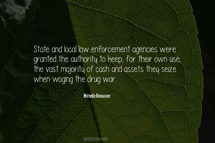 Drug Enforcement Quotes #325715