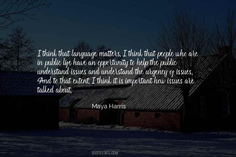 Language Matters Quotes #1853947