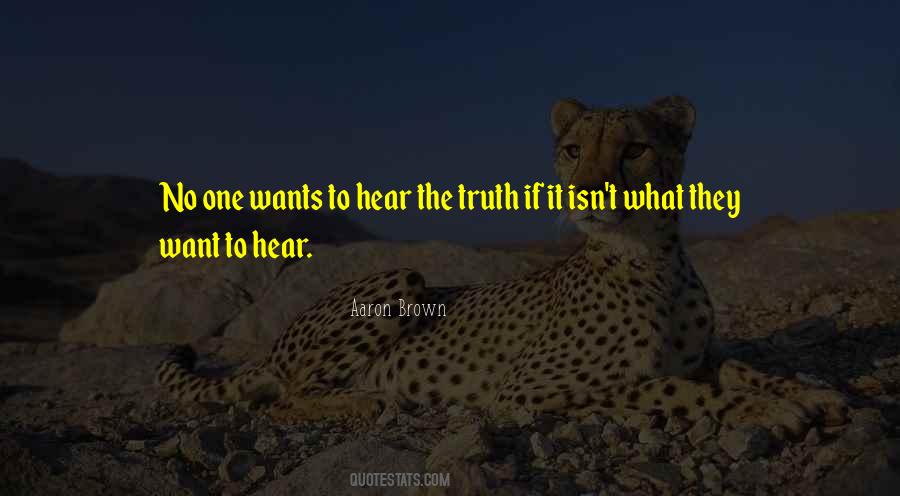 Hear The Truth Quotes #87645