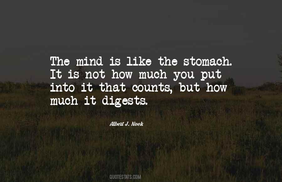 Quotes About The Stomach #1367910