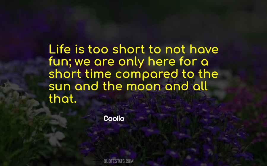 Fun Is Life Quotes #472289