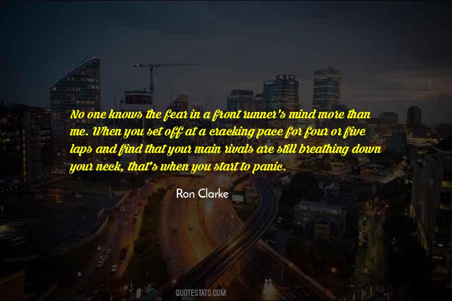 Set Your Own Pace Quotes #991237