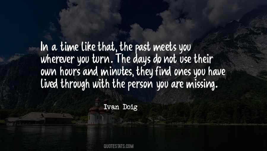 Time And Missing Quotes #1313937