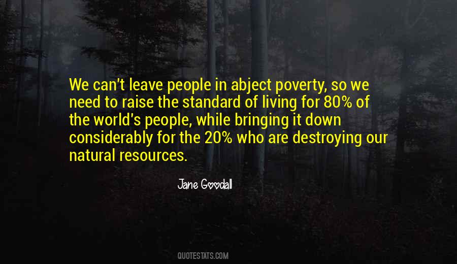 People Living In Poverty Quotes #1116835