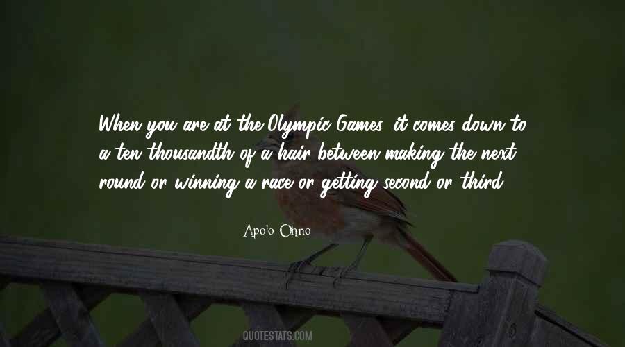 Winning Race Quotes #581069