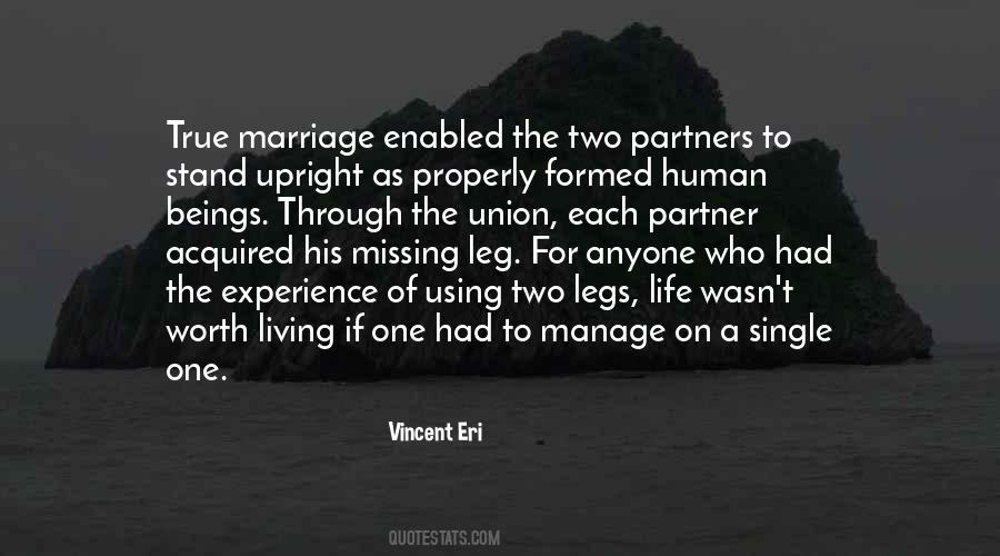 Marriage Partner Quotes #1535517