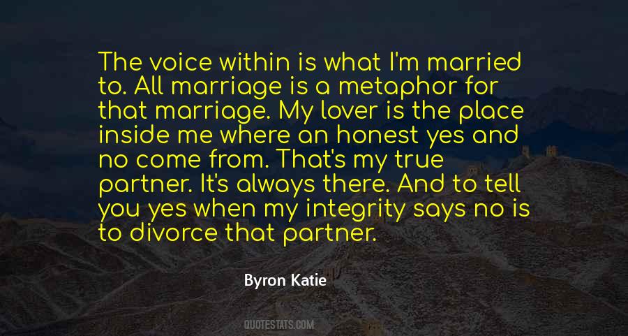Marriage Partner Quotes #1736986