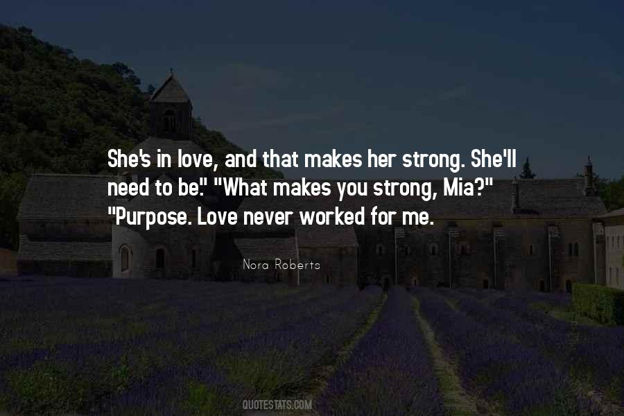 Your Love Makes Me Strong Quotes #1417552