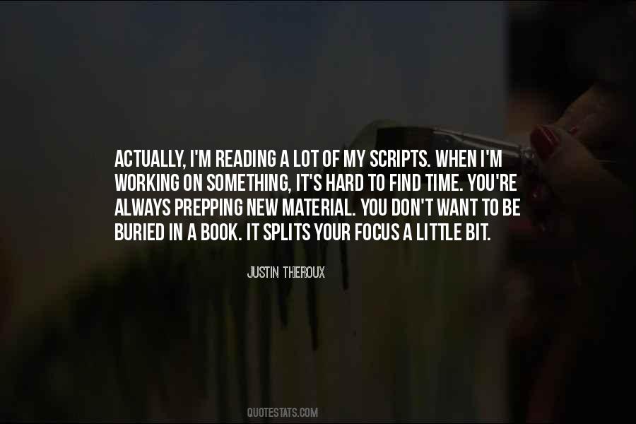 Time Reading A Book Quotes #1185507