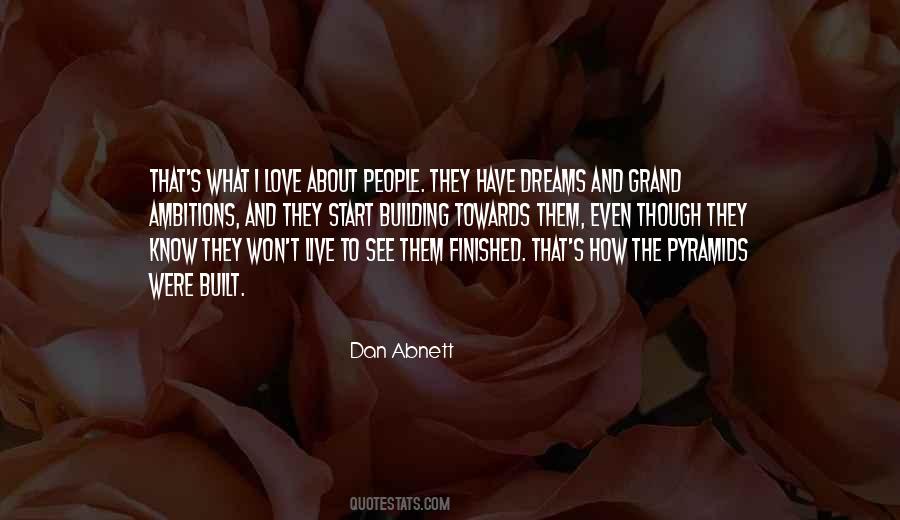 Building Dreams Quotes #1124583