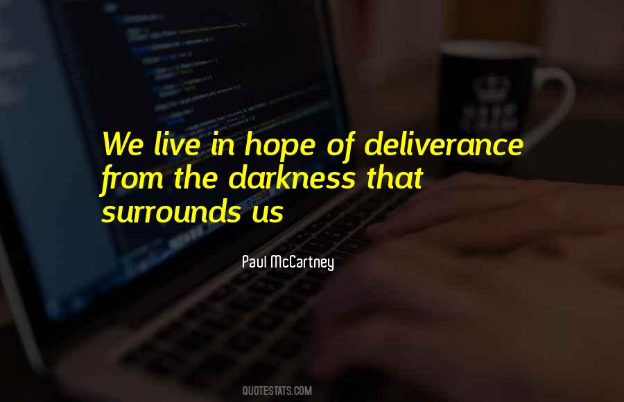 From The Darkness Quotes #1753609