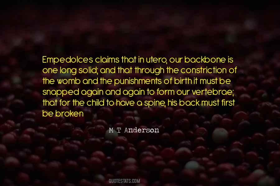 Have A Spine Quotes #1319127