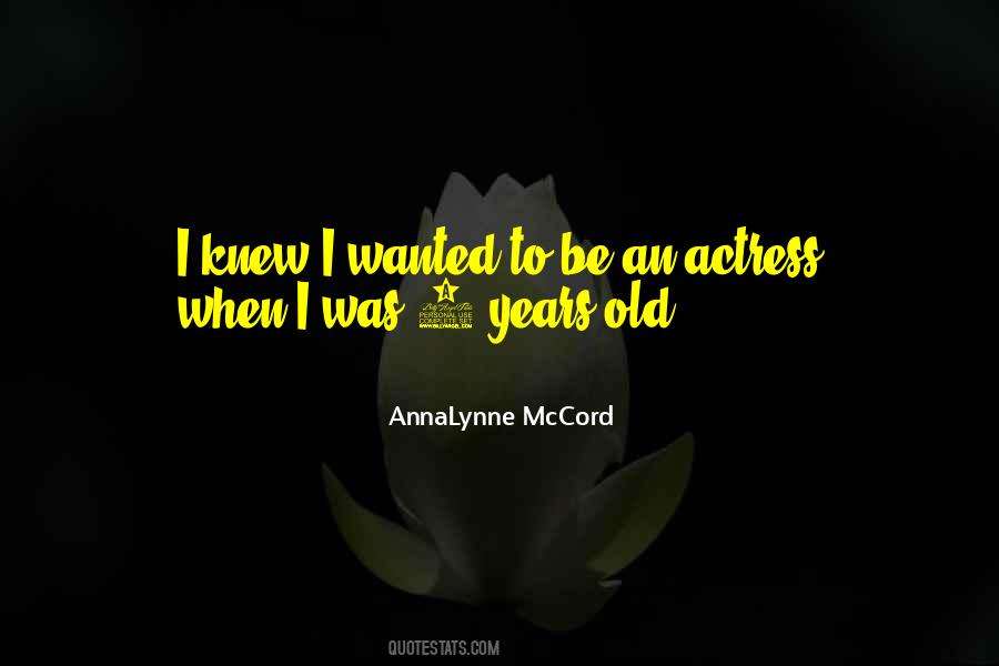 Old Actress Quotes #1105665