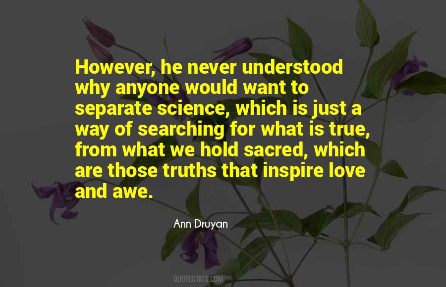 Druyan Quotes #45425