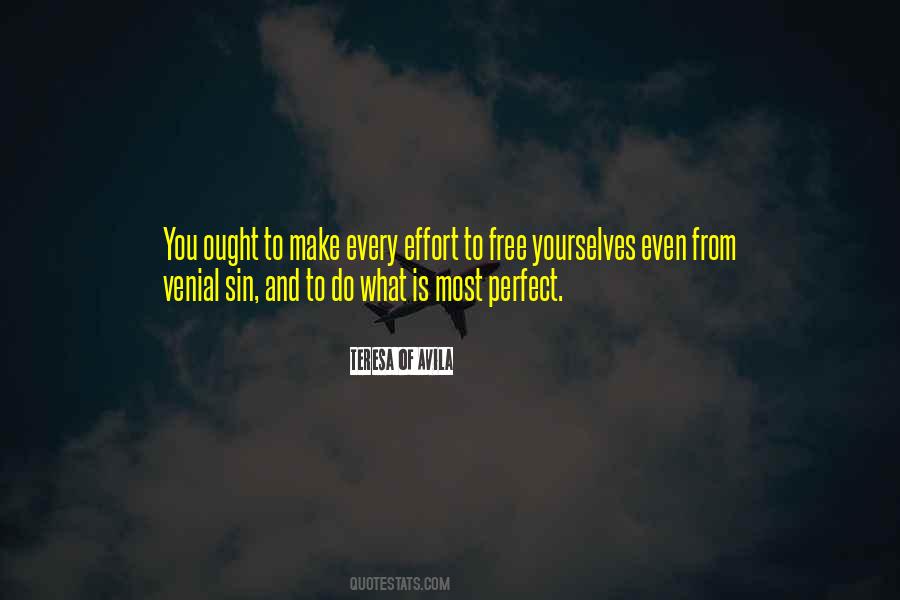 Perfect Effort Quotes #221367