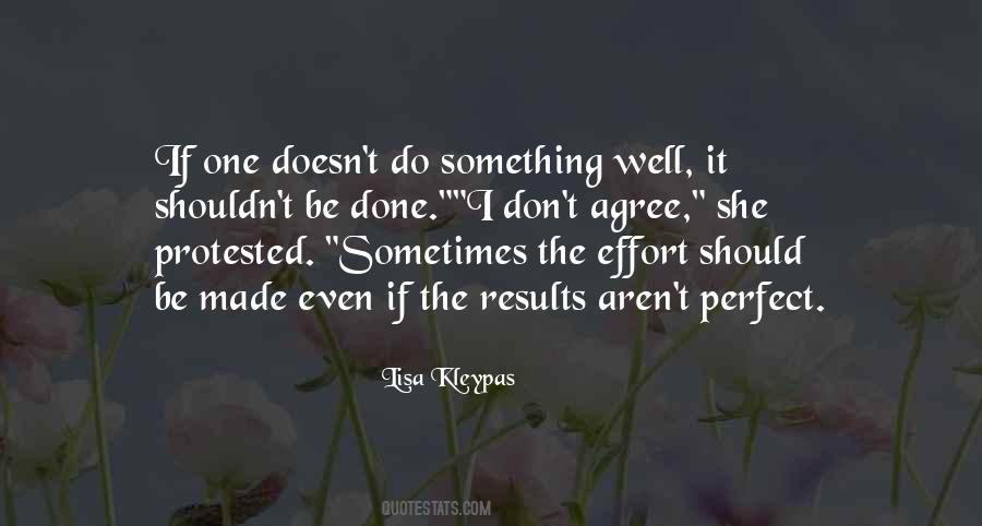 Perfect Effort Quotes #268536