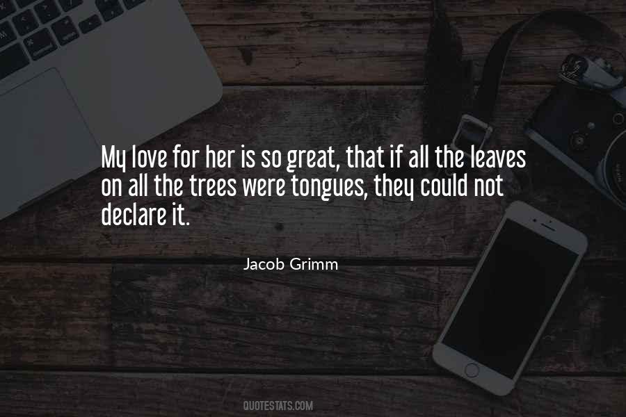 Love For Trees Quotes #1204140
