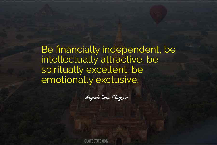 Be Financially Independent Quotes #469844