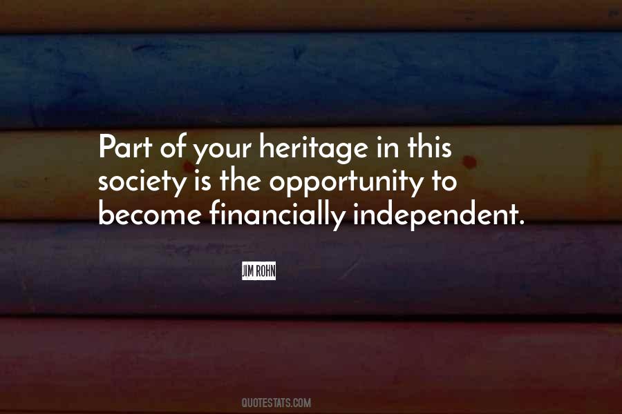 Be Financially Independent Quotes #871531