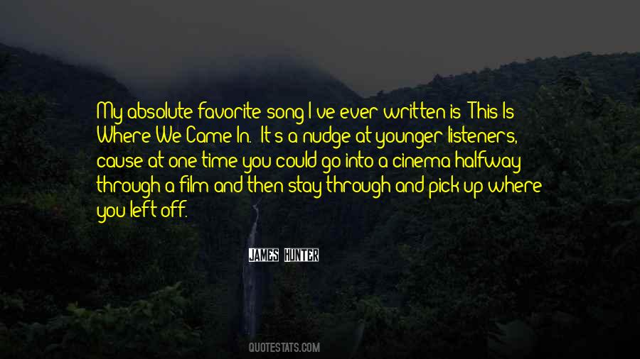 Off We Go Quotes #854332