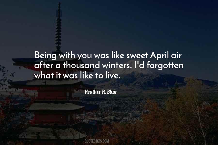 Sweet April Quotes #610780