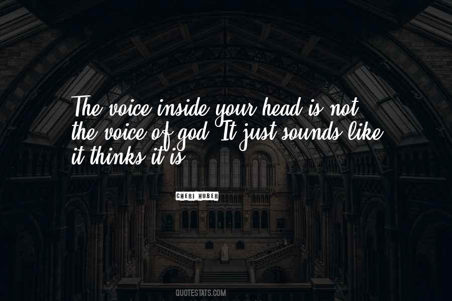 Quotes About Inside Voice #308973