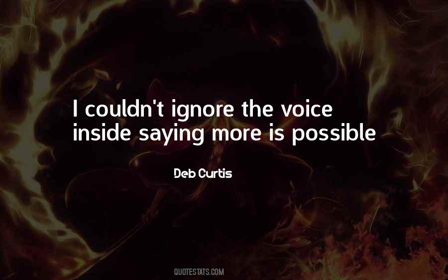 Quotes About Inside Voice #771915