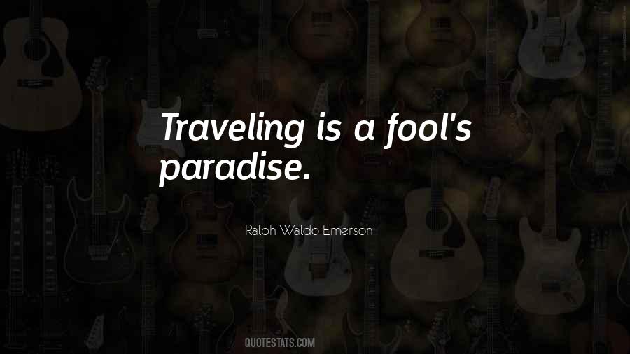 Paradise Travel Quotes #273456