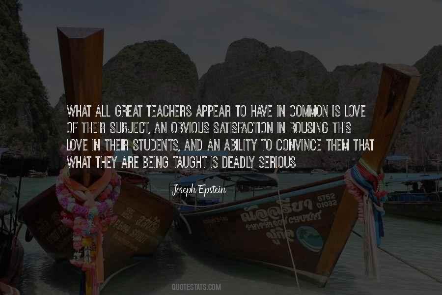 Teachers Who Love Teaching Quotes #263957