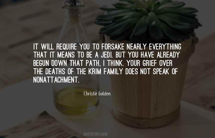 Family Grief Quotes #1393224