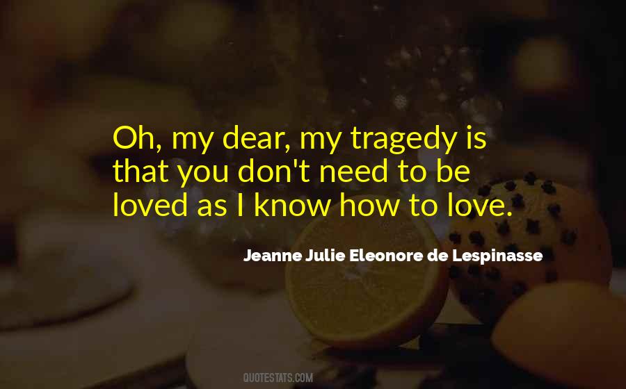 Tragedy Love Quotes #1496862