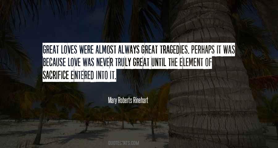 Tragedy Love Quotes #1822079