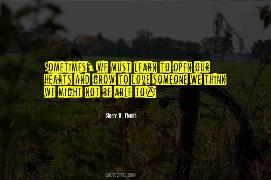 Sometimes We Love Quotes #1663875