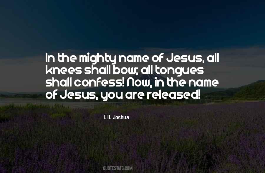 In The Name Of Jesus Quotes #1641717