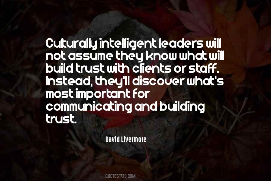 Build Trust Quotes #1082255