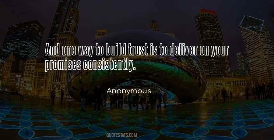 Build Trust Quotes #1550091