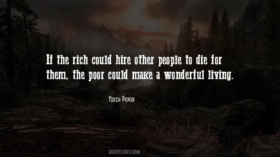 Rich People Poor People Quotes #579975
